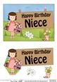 5x7 Girlz Suzi Birthday Niece 3D Step by Step Decoup