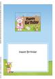 5x7 Teddy Tess's Rose Birthday Matching Insert