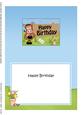 5x7 Gigi Horse's Rose Birthday Matching Insert