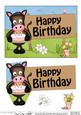 5x7 Gigi Horse's Cake Birthday Easicut 3D Decoupage
