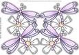 Dragonflies Shaped Card