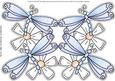 Dragonflies Shaped Card