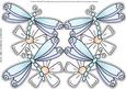 Dragonflies Shaped Card