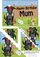 5x7 Scottie Dog Birthday Mum Scallop Corner