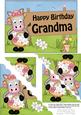 5x7 Gigi Horse Birthday Grandma Scallop Corner