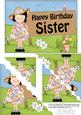 5x7 Girlz Suzi Birthday Sister Scallop Corner