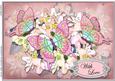 A4 with Love Flowers N Butterfly Card Topper