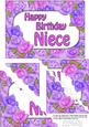 5x7 Time for Roses Birthday Niece Scallop Corner Stacker