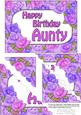 5x7 Time for Roses Birthday Aunty Scallop Corner Stacker