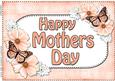 A4 Mothers Day Flowers & Butterflies Card Topper