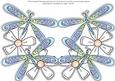 Dragonflies Shaped Card