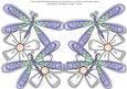 Dragonflies Shaped Card