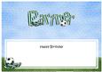 Birthday Partner Football Large Dl Matching Insert