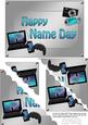 5x7 Gadgets N Gizmos Name Day Scallop Corner