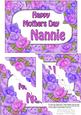 5x7 Time for Roses Mothers Day Nannie Scallop Corner