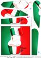 Flying the Flag Italy Fan Pyramage Topper