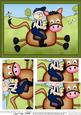 A5 Bert Goes Horse Riding Pyramage Topper
