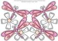 Dragonflies Shaped Card