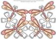 Dragonflies Shaped Card