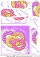 Party Rings Biscuit Birthday Fan Pyramage Topper