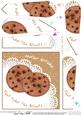 Choc Chip Cookies Birthday Fan Pyramage Topper