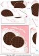 Chocolate Digestive Biscuits Birthday Fan Pyramage Topper