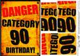A5 Fun Novelty 90th Birthday Pyramage Topper