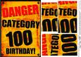 A5 Fun Novelty 100th Birthday Pyramage Topper