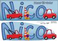 Large Dl Birthday Nico Cars Quick Card N 3D Decoupage