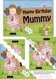 5x7 Girlz Zoe Birthday Mummy Scallop Corner