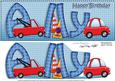 Large Dl Birthday Ally Cars Quick Card N 3D Decoupage