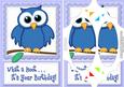 A5 What a Hoot Owl Birthday Scallop Corners and Pyramage
