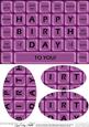 A5 Novelty Fun Computer Keyboard Greetings Oval Pyramage