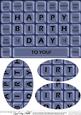 A5 Novelty Fun Computer Keyboard Greetings Oval Pyramage