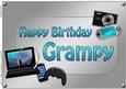 A4 Birthday Grampy Gadgets N Gizmos Card Topper