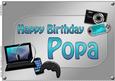 A4 Birthday Popa Gadgets N Gizmos Card Topper