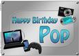 A4 Birthday Pop Gadgets N Gizmos Card Topper