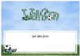 Get Well Soon Football Large Dl Matching Insert