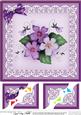8 x 8 Pretty Viola Scalloped Corner Topper