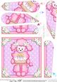 Bon Bon Poodle Dog's Birthday Cake Fan Pyramage Topper