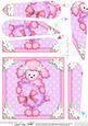 Bon Bon Poodle Dog's Easter Egg Fan Pyramage Topper