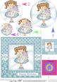 Girlz Liz's Flowers Circle Pyramage Topper