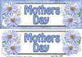 Large Dl Mothers Day Daisies Floral 3D Decoupage