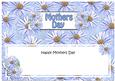 Mothers Day Daisies Floral Large Dl Matching Insert