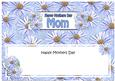 Mothers Day Mom Daisies Floral Large Dl Matching Insert