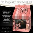 3D Butterflies Milk Carton Cupcake or Treat Box Mini Kit