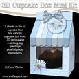 3D Daisies Milk Carton Cupcake or Treat Box Mini Kit