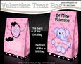 3D Lola Elephant Valentine Gift Bag Mini Kit