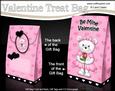 3D Teddy Tess Valentine Gift Bag Mini Kit