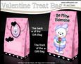 3D Teddy Ed Valentine Gift Bag Mini Kit